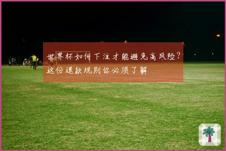 世界杯如何下注才能避免高风险?这份退款规则你必须了解